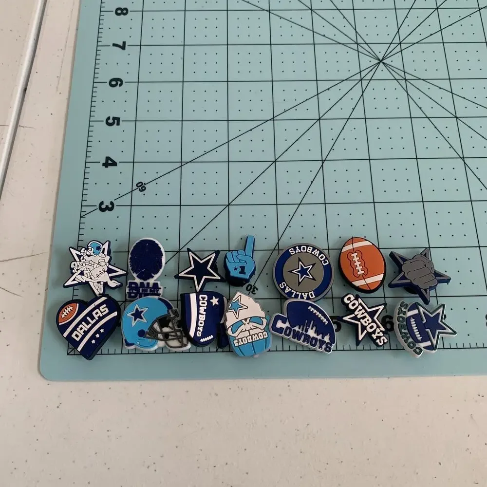 Jibbitz Cowboys 14 PCS Charms For Crocs Shoe Charms Adult Kids Boys Girls